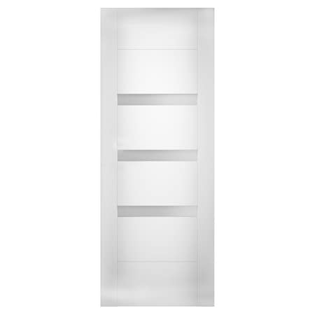 Vdomdoors Closet Bypass Interior Door, White SETE6900S-WS-3096